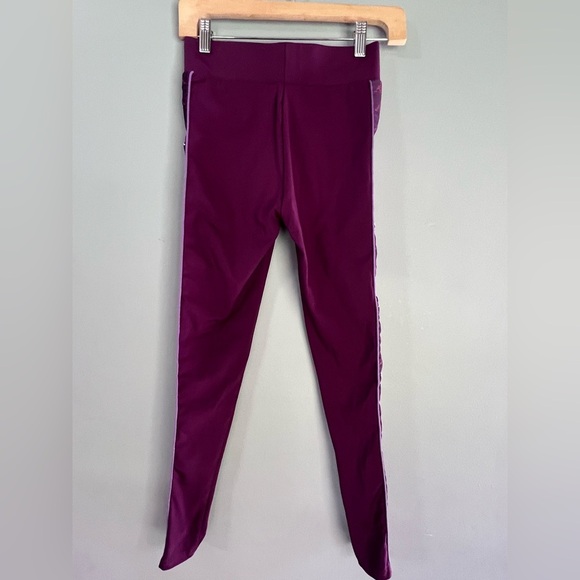 Kappa Banda Bartes Skin Fit Leggings pants Maroon White 38127LW-A0Q XS - Picture 3 of 5